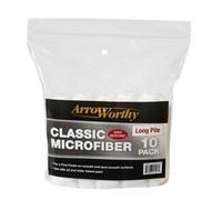 Arroworthy Classic Microfiber Mini Roller Refill - Long Pile - 4" (10 Pack)