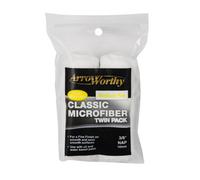 Arroworthy Classic Microfiber Mini Roller Refill - Medium Pile - 4" (2 Pack)