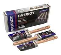 Arroworthy Patriot Semi Oval Angle Brushes Box Set contains: 1.5”, 2” & 2.5”