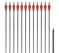 Arrows Carbon 30in 0.76cm 40lb Recurve Practice Pack 12pcs Lightweight Durable