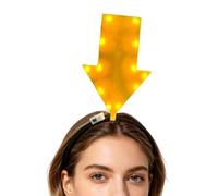Arrows Headband | 13x34cm Light Up Arrows Headband | Funny Hair Accessories