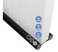 Arrowzoom 1 Door Bottom Sealing Strip PRO Cotton Foam with Leather Water Resistant Energy Saving Seal that Block Outside Noise & Dirt or Dust Black 93 x 10 x 3cm SD1260