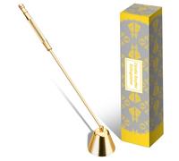 Arroyner Candle Snuffer Wick Extinguisher with Long Handle, Gold