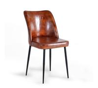Arroyo Dining Chair - Brown Leather - Set of 2