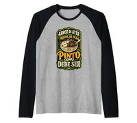Arroz Frijol Latin Cuisine Raglan Baseball Tee