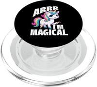 Arrr I'm Magical - Unicorn Lover Buccaneer Freebooter PopSockets PopGrip for MagSafe