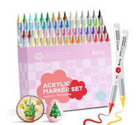Arrtx Acrylic Paint Pens with Liquid Ink 60 Colors Anime