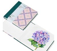 Arrtx Watercolor Sketchbook-100% Cotton 140lb 300gsm Watercolor Paper -Cold Press 24 Sheets 48 Pages Watercolor Notebook- 5.5 in X 5.5 in