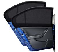 ARRYEDCN 4 Pcs Car Side Window Shades, for Renault Megane 2 Megane 3 Megane Scenic Foldable Magnetic Car Sunshades Visor Blind Covers Rear Car Side Window Parts,Car