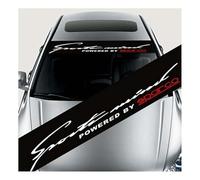 ARRYEDCN Car windscreen sun strip, for OPEL Vauxhall Mokka X 2013-2018 Sticker Car Front Rear Window Windshield banner sunstrip Self-Adhesive Windscreen Sun Strip Sticker,C