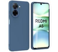 ARRYNN Xiaomi Redmi A5 4G Phone Case, Liquid Silicone Phone case, Ultra Slim Shockproof [Anti-scratch] [Full Coverage Camera], soft Microfiber Lining Protective Cover, Blue