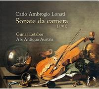 Gunar Letzbor; Ars Antiqua Austria - Carlo Ambrogio Lonati - Sonate da camera - Nos. 1, 2, 3 & 6