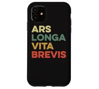Ars Longa Vita Brevis Funny Artist Art Latin Phrase Theatre Case for iPhone 11
