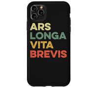 Ars Longa Vita Brevis Funny Artist Art Latin Phrase Theatre Case for iPhone 11 Pro Max