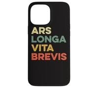 Ars Longa Vita Brevis Funny Artist Art Latin Phrase Theatre Case for iPhone 13 Pro Max