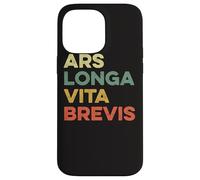 Ars Longa Vita Brevis Funny Artist Art Latin Phrase Theatre Case for iPhone 14 Pro Max