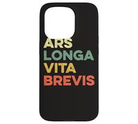 Ars Longa Vita Brevis Funny Artist Art Latin Phrase Theatre Case for iPhone 15 Pro