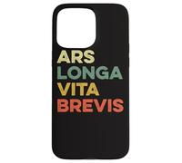 Ars Longa Vita Brevis Funny Artist Art Latin Phrase Theatre Case for iPhone 15 Pro Max