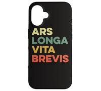 Ars Longa Vita Brevis Funny Artist Art Latin Phrase Theatre Case for iPhone 16