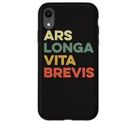 Ars Longa Vita Brevis Funny Artist Art Latin Phrase Theatre Case for iPhone XR