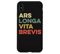 Ars Longa Vita Brevis Funny Artist Art Latin Phrase Theatre Case for iPhone XS Max