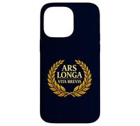 Ars Longa Vita Brevis Latin Philosophy Laurel Case for iPhone 14 Pro Max