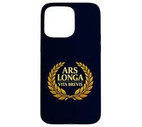 Ars Longa Vita Brevis Latin Philosophy Laurel Case for iPhone 15 Pro Max