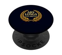 Ars Longa Vita Brevis Latin Philosophy Laurel PopSockets Adhesive PopGrip