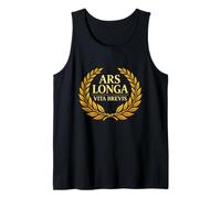 Ars Longa Vita Brevis Latin Philosophy Laurel Tank Top