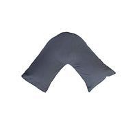 AR's Polycotton Back & Neck Support V Shaped Orthopedic/Pregnency/Nursing PillowCase Colour CHARCOAL