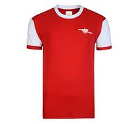 Score Draw Arsenal 1971 Retro Football Shirt Red/White Small Cotton
