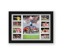 Arsenal 2003/04 Premier League Season Signed Poster Print - Limited Edition Autograph Fan Gift - Collectible Memorabilia Wall Art Merchandise (Framed A3 (30x40cm))