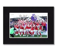 Arsenal 2026 Premier League Champions Multi Signed 8x6 Inch Mounted Photo Print With Pre Printed Signature That Would Make A Great Gift For Any Fan & Is Ready To Be Framed.