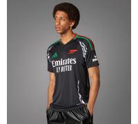 adidas Arsenal FC 2024/25 Away Shirt - Black - Mens XS