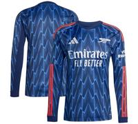adidas Mens Arsenal Long Sleeve Away Shirt 2025 2026 Adults Crew Neck