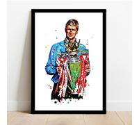 Arsenal - Arsene WENGER Framed Illustration Print Poster