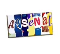 Arsenal Chocolate Bar Wrapper Novelty Birthday Gift Present for Football Lovers [without chocolate bar]