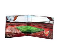 Arsenal Embossed Leather Wallet Stadium Print