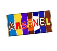ARSENAL England Football Club Team Chocolate Bar Wrapper Novelty Gift Present CH-360 (without chocolate)