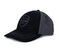 Arsenal F.C. Blackball Cap, Grey Panel, Curved Brim, 55-61cm Size Adjustable, Adult.