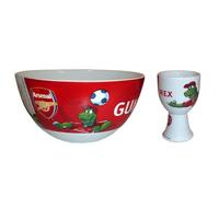 Arsenal F.C. Cereal Bowl & Egg Cup Set