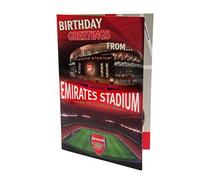 Arsenal F.C. Official ,Multi,3848 Birthday Card - Club Stadium Pop Up Card