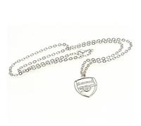 Arsenal F.C. Silver Plated Pendant & Chain CR