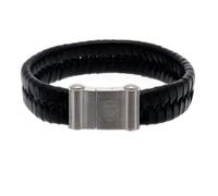 Arsenal F.C. Single Plait Leather Bracelet