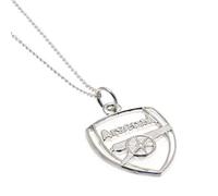 Arsenal F.C. Sterling Silver Pendant & Chain CR