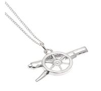 Arsenal F.C. Sterling Silver Pendant & Chain GN