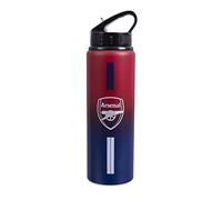 Arsenal F.C. Team Merchandise 750ml Aluminium Fade Bottle, White, One Size