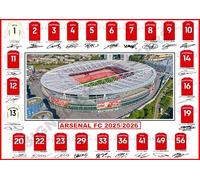 Arsenal FC 2025/2026 Team Signed Autographed Print, (A4 PRINT ONLY)