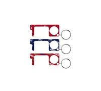 Arsenal Fc 3 Pack No Touch Keyring Wh