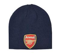 Arsenal FC Adults Unisex Knitted Beanie Hat (One Size) (Navy)